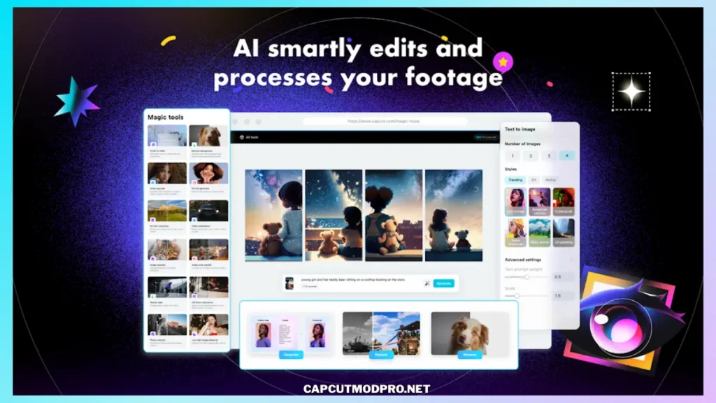 Capcut pro apk for pc AI