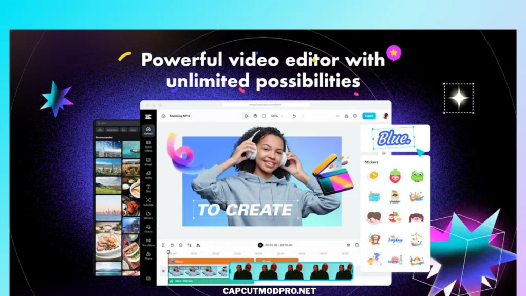 Capcut pro apk for pc Powerful features